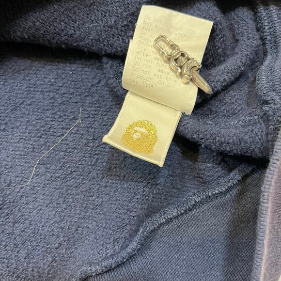 Authentic Bape 2000’s Plaid Lined Full Zip Hoodie XL - Picture 7 of 7